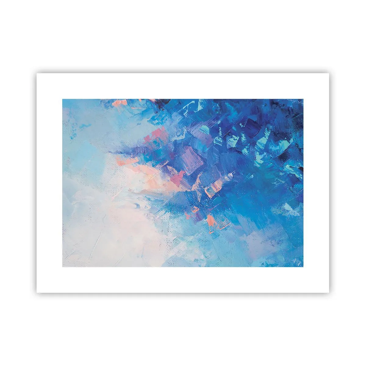 Affisch - Vinterabstraktion - 40x30 cm