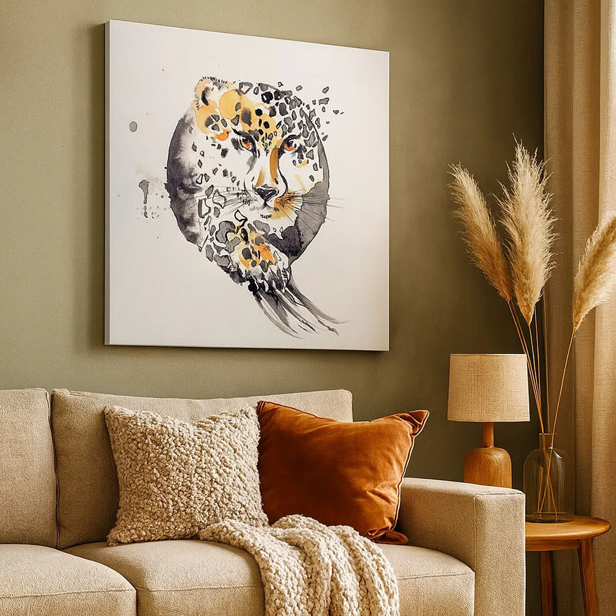 Canvastavla - Bild på duk - Farlig skönhet - 30x30 cm