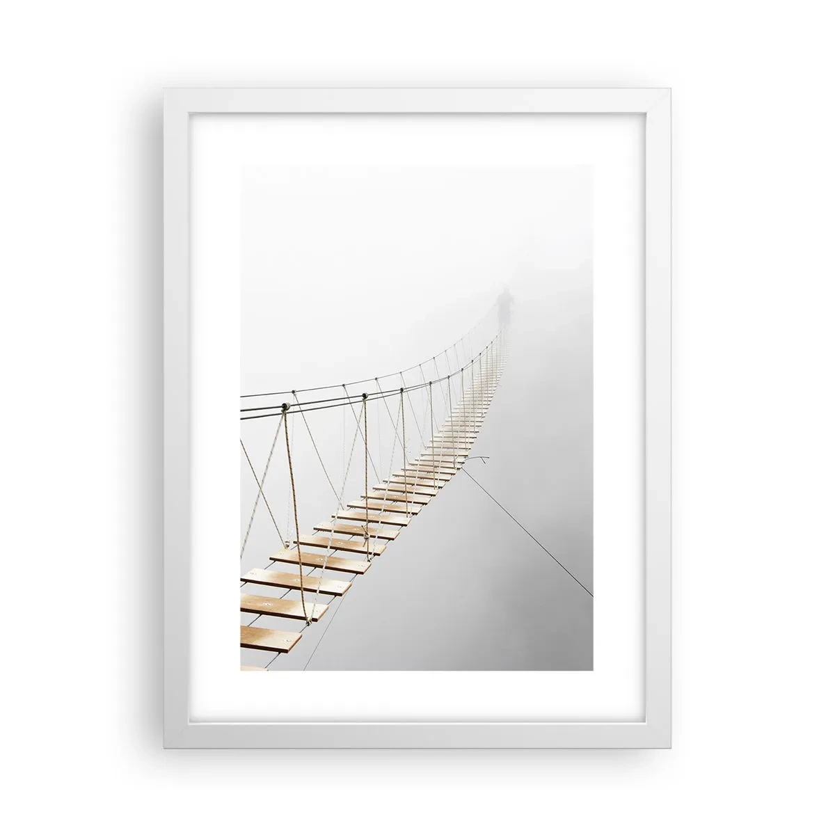 Affisch i vit ram - Vart leder den dig? - 30x40 cm