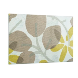 Glastavla - Bild på glas - Komposition i solskenet - 120x80 cm