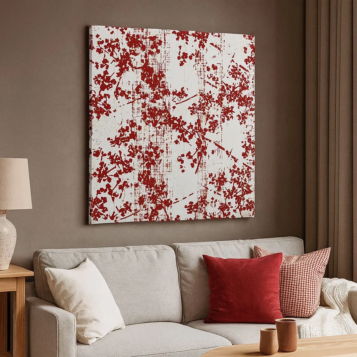 Canvastavla - Bild på duk - Som en gammal percale - 30x30 cm