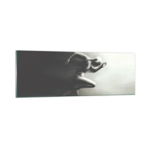 Glastavla - Bild på glas - Omöjlig att stoppa - 90x30 cm