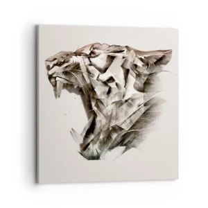 Canvastavla - Bild på duk - Nu vet du vem som styr - 70x70 cm