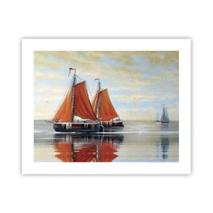Affisch - Hej, segla seglaren… - 50x40 cm