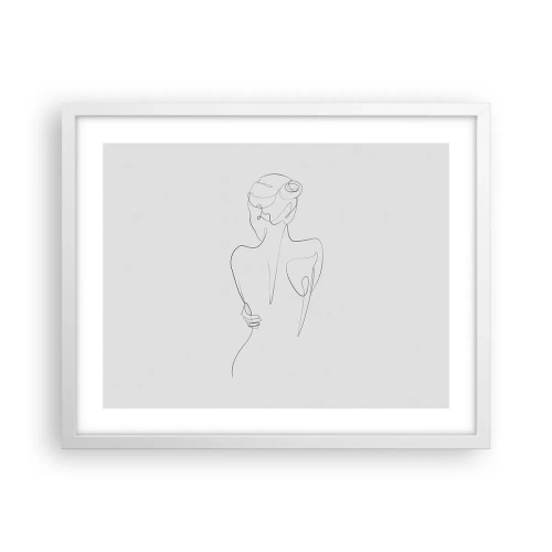 Affisch i vit ram - Kroppens musik - 50x40 cm