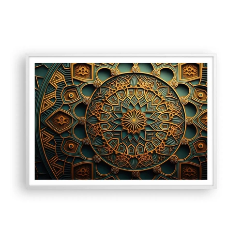 Affisch i vit ram - I ett arabiskt klimat - 100x70 cm