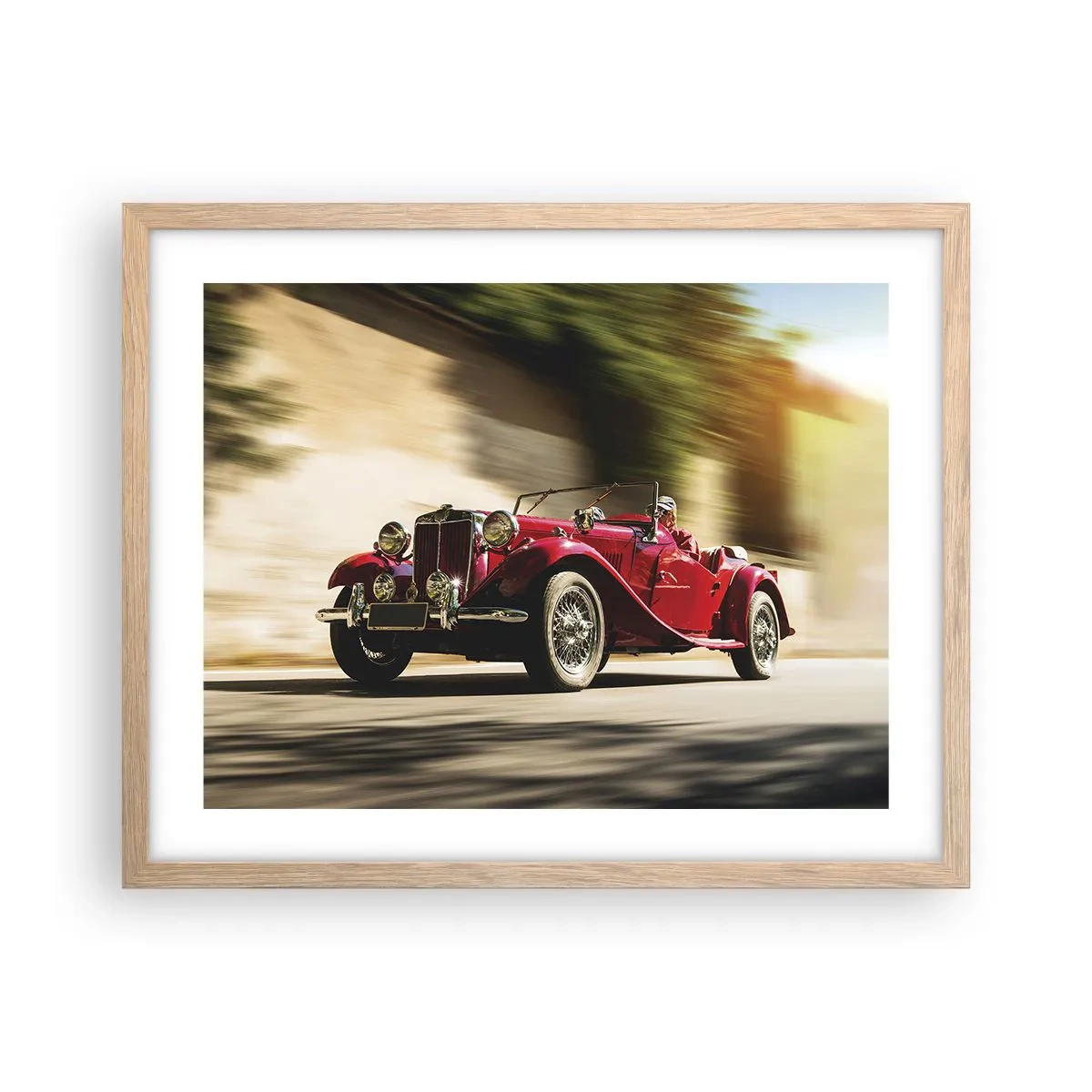 Affisch i ram av ljusek - Vackrare än Nike från Samothrakis - 50x40 cm