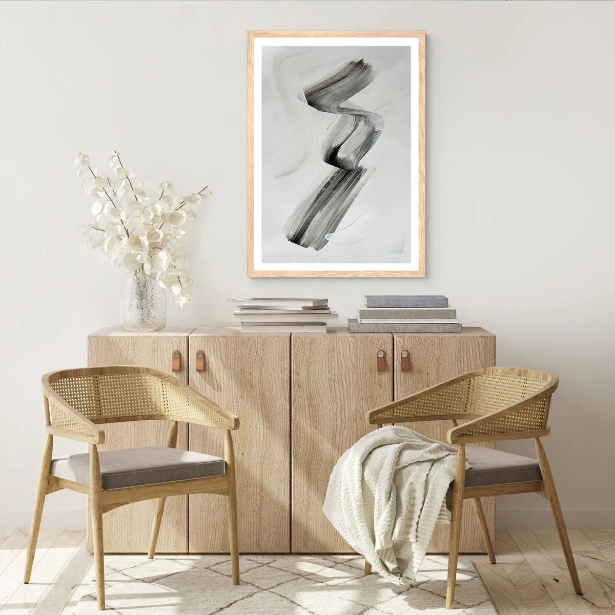 Affisch i ram av ljusek - Bara för skojs skull - 70x100 cm