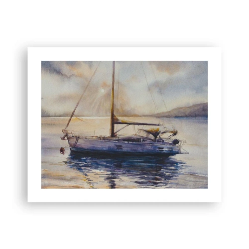 Affisch - Kväll i viken - 50x40 cm
