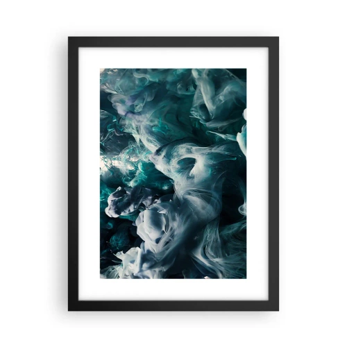 Affisch i svart ram - Färg i rörelse - 30x40 cm