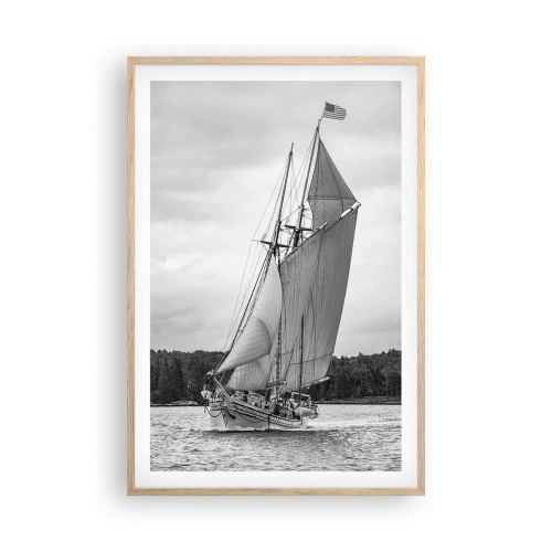 Affisch i ram av ljusek - Vindens bröder - 61x91 cm