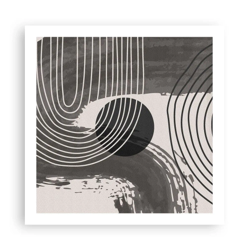 Affisch - Ovalen vinner - 60x60 cm