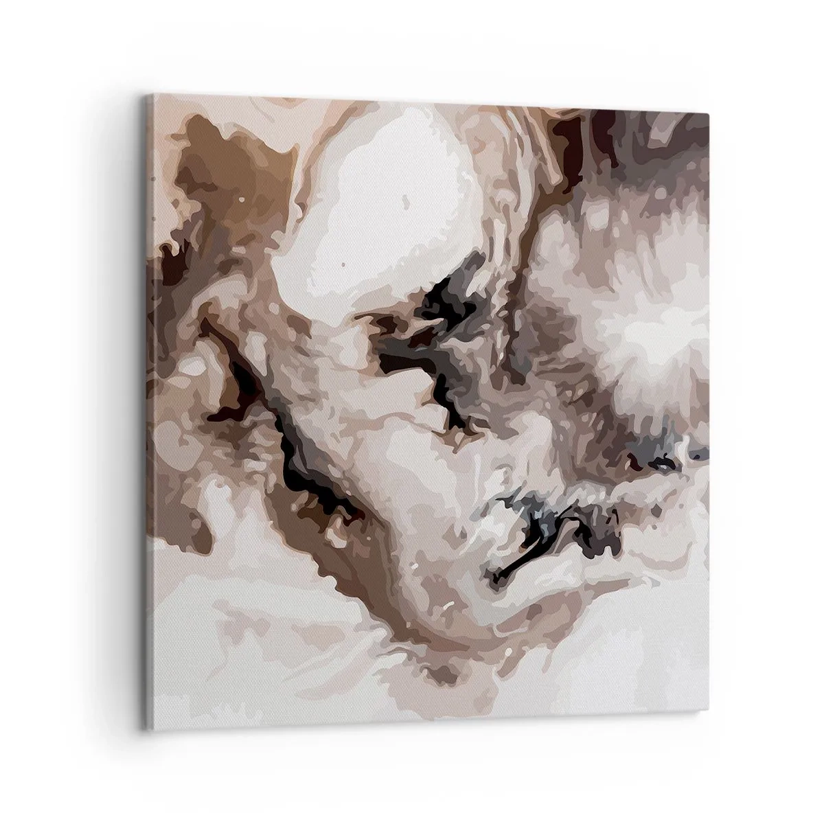 Canvastavla - Bild på duk - En galax födelse - 60x60 cm