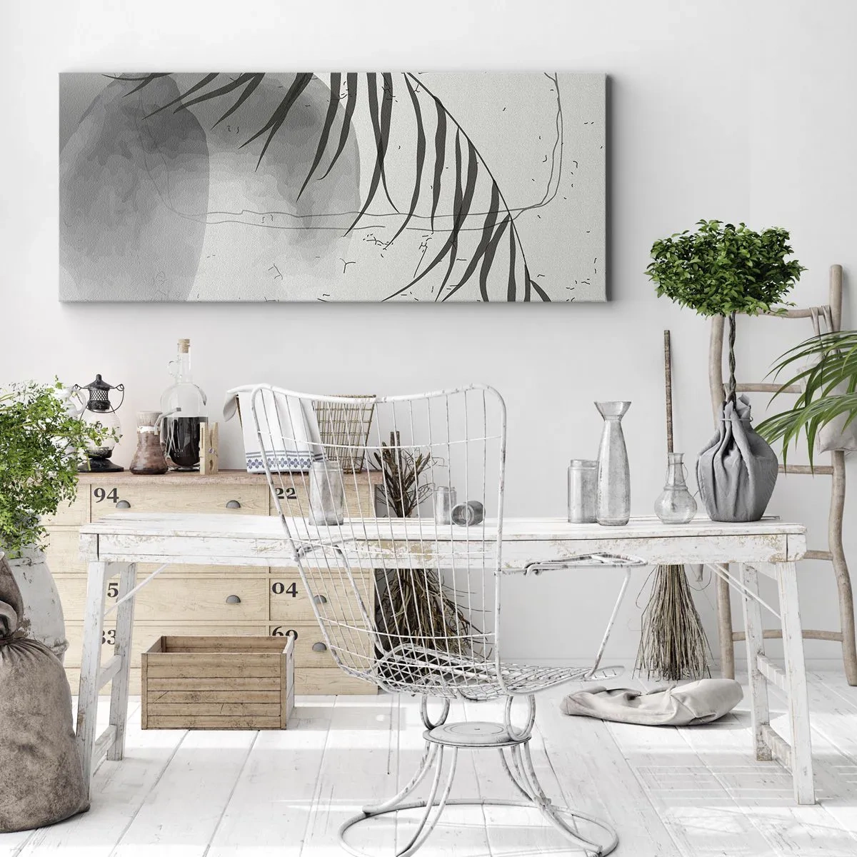 Canvastavla - Bild på duk - Den subtila exotismen i naturen - 100x40 cm