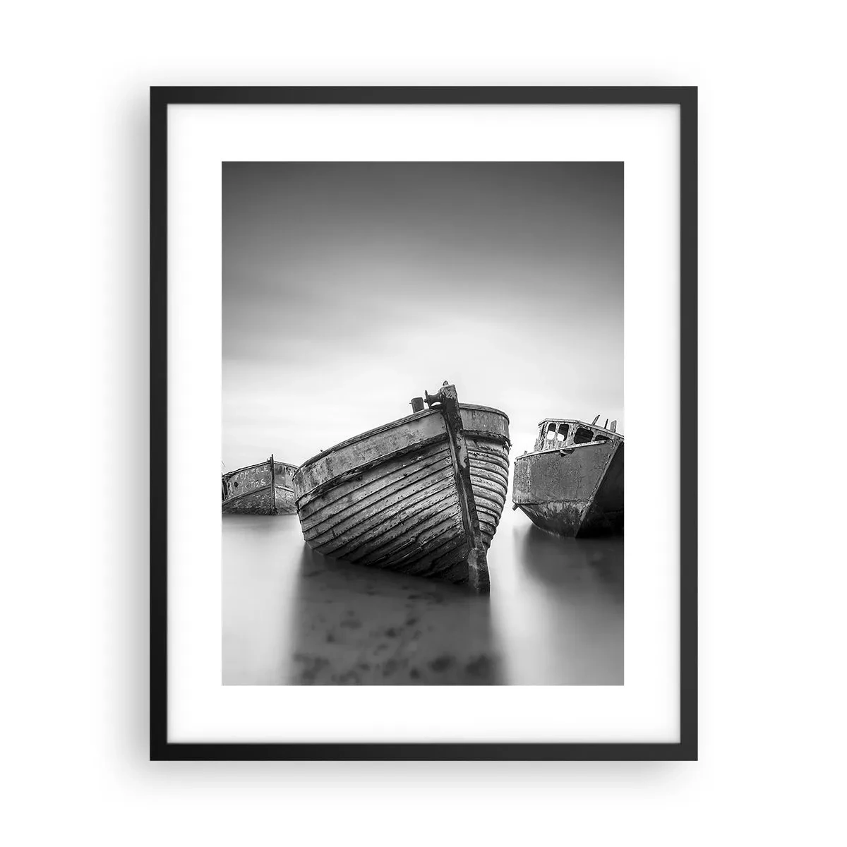 Affisch i svart ram - Bara minnen... - 40x50 cm