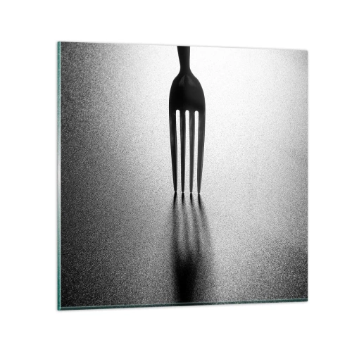 Glastavla - Bild på glas - Ljus och skugga - 50x50 cm