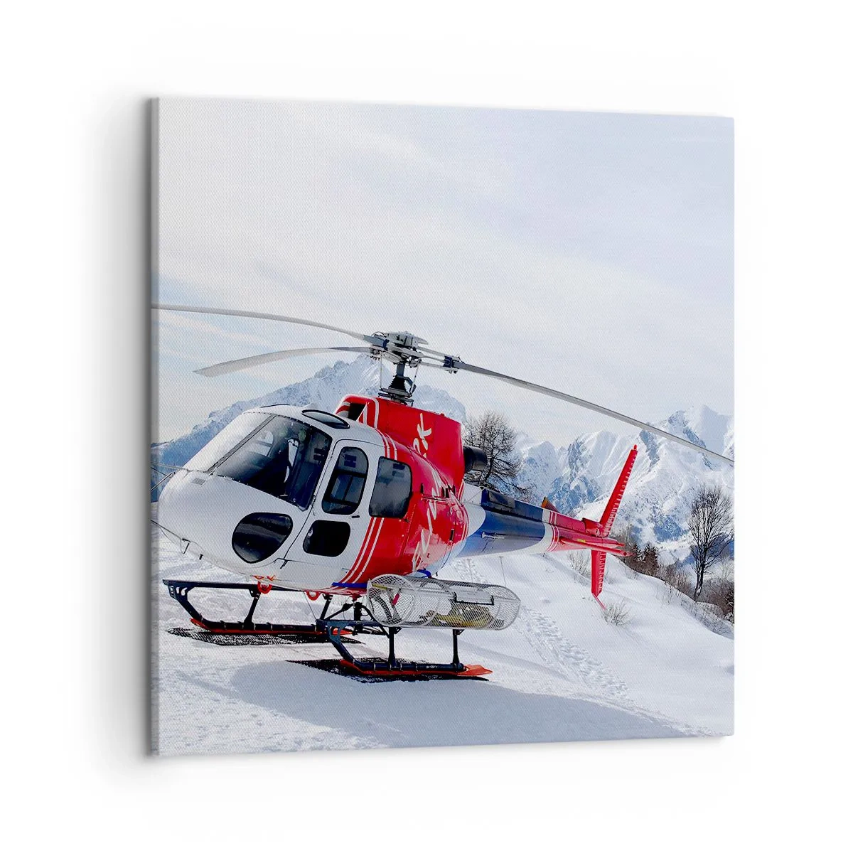 Canvastavla - Bild på duk - Alltid redo - 50x50 cm