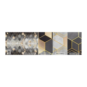 Provbit av självhäftande fototapet Deluxe Sticker - Diamantkomposition - Abstraktion, Bit, Grafik - 100x30 cm