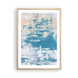 Affisch i ram av ljusek - Genom istapp - 50x70 cm