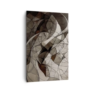 Canvastavla - Bild på duk - Cirkulation av jordens färger - 80x120 cm