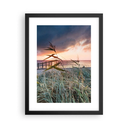 Affisch i svart ram - Försvinner inte med vinden - 30x40 cm