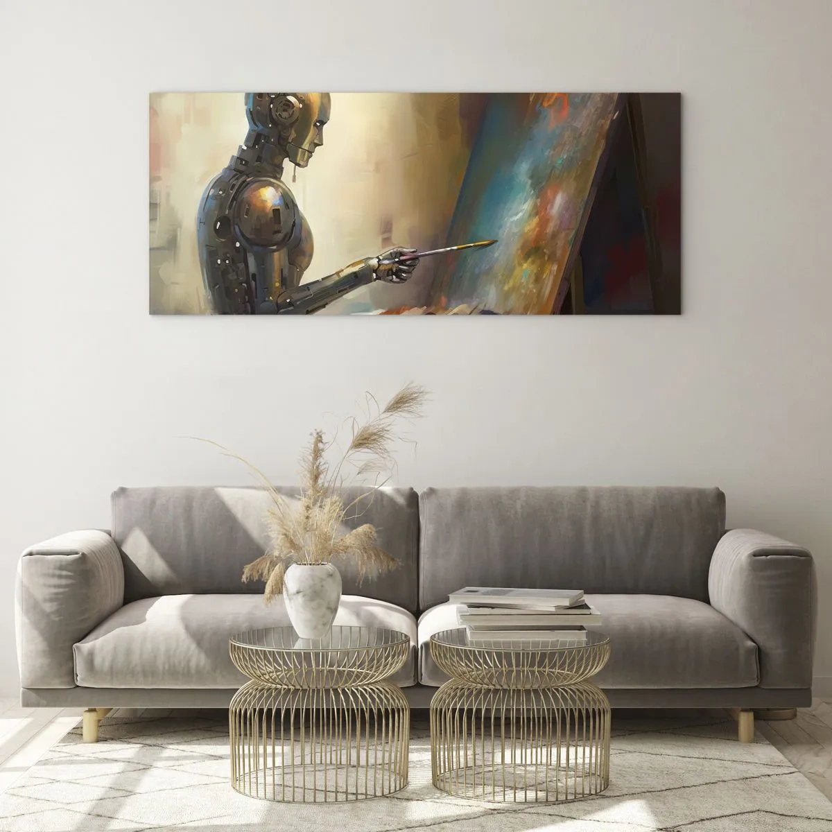 Glastavla - Bild på glas - Framtidens konst - 100x40 cm