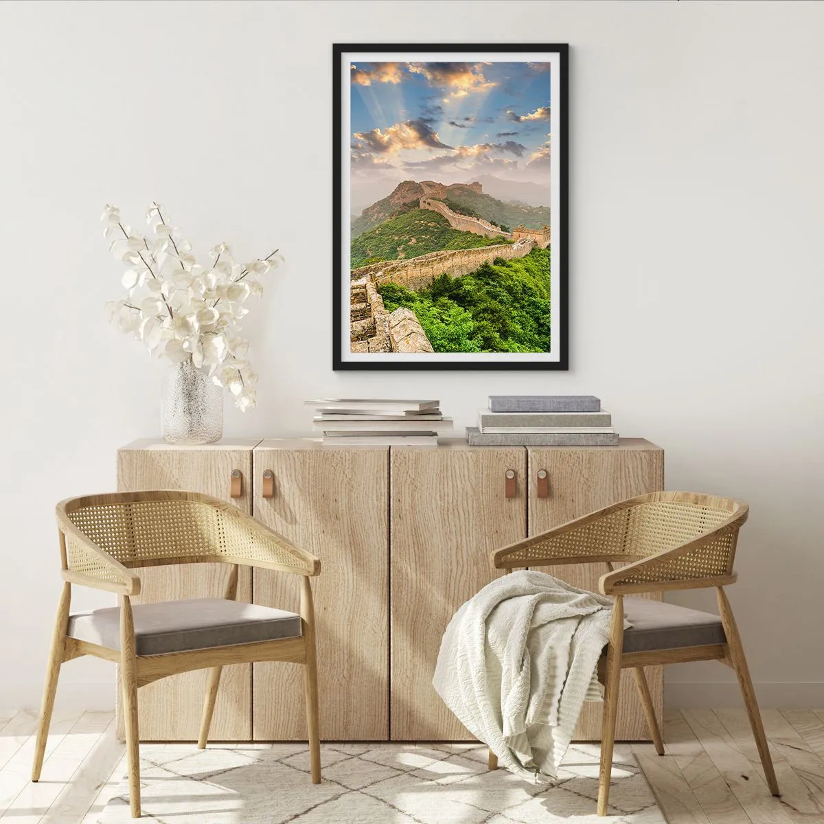 Affisch i svart ram - Tidlös storhet - 40x50 cm