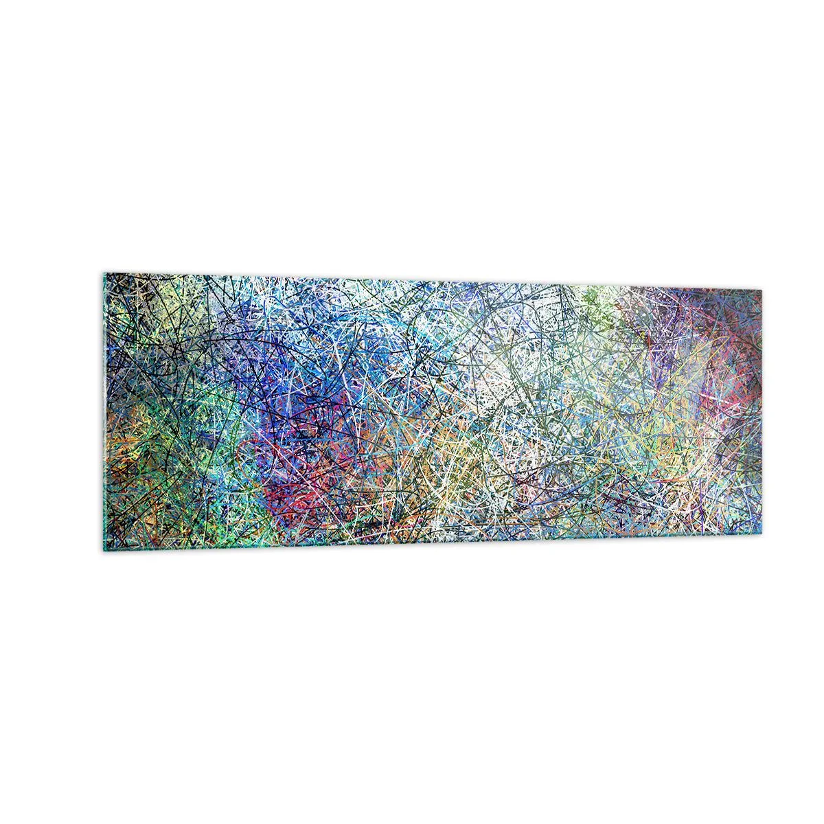Glastavla - Bild på glas - Det är inte så enkelt - 140x50 cm