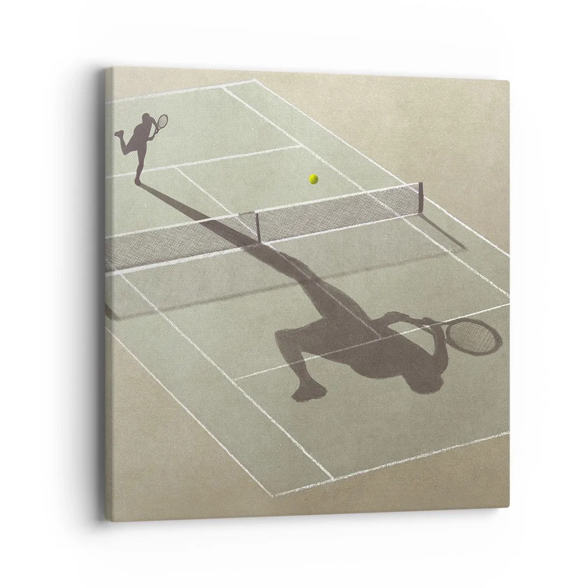 Canvastavla - Bild på duk - Övervinna sig själv - 40x40 cm