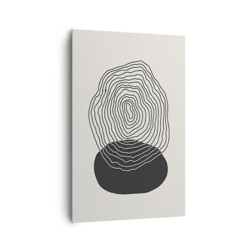 Canvastavla - Bild på duk - Varaktighet och vibration - 80x120 cm