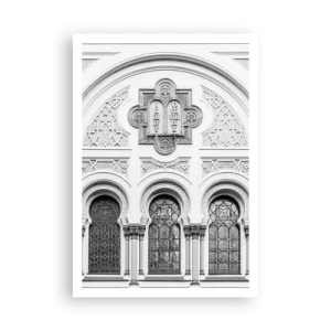 Affisch - På gränsen mellan kulturer - 70x100 cm