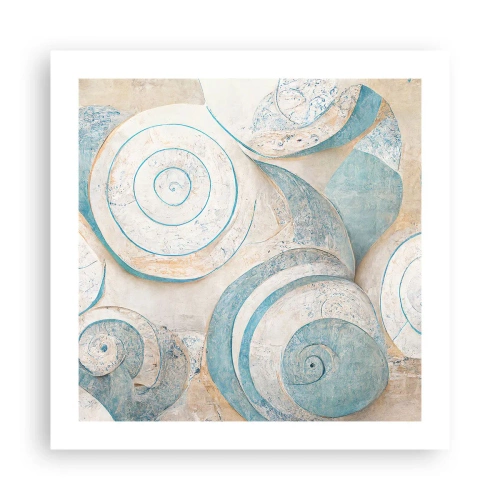 Affisch - Vad döljer musslan? - 50x50 cm