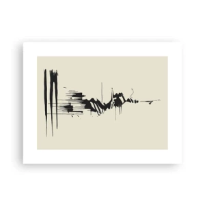 Affisch - Skyndsam abstraktion - 40x30 cm