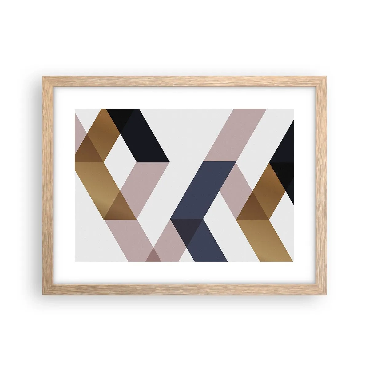 Affisch i ram av ljusek - Plan och vinklar - 40x30 cm