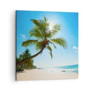 Canvastavla - Bild på duk - Visa inte för någon - 50x50 cm