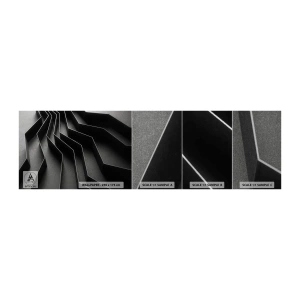 Provbit av fototapet Premium Canvas - Rumslig ordning - 3D, Labyrint, Modern - 100x30 cm