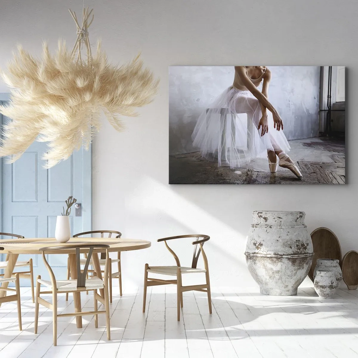 Canvastavla - Bild på duk - Innan rampljuset tänds - 100x70 cm