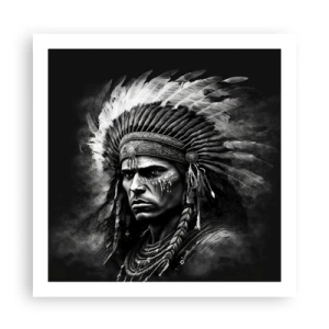 Affisch - Hövding och krigare - 60x60 cm