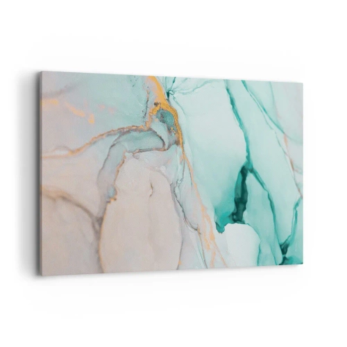 Canvastavla - Bild på duk - Formernas och färgernas dans - 120x80 cm