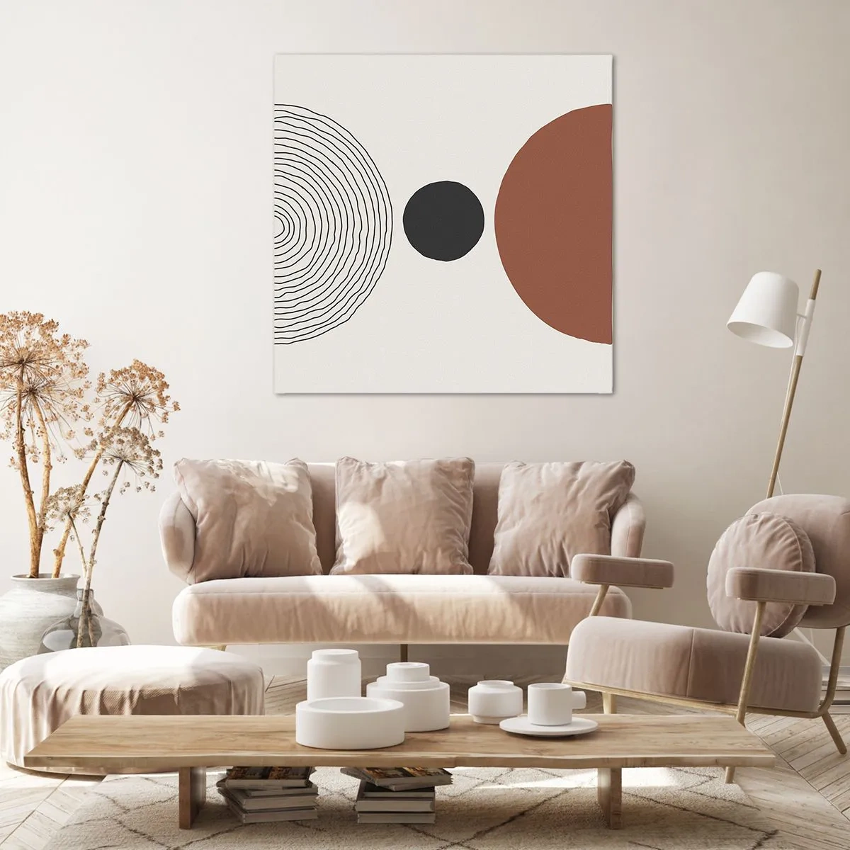 Canvastavla - Bild på duk - I fokus - 70x70 cm