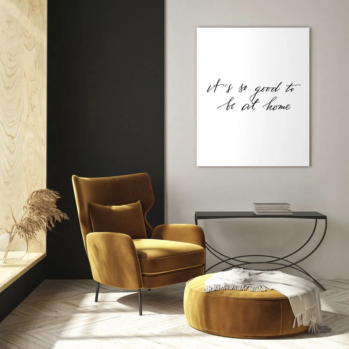 Glastavla - Bild på glas - Hela sanningen - 50x70 cm