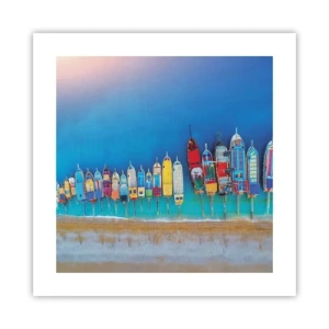 Affisch - Ur fågelperspektivet - 40x40 cm