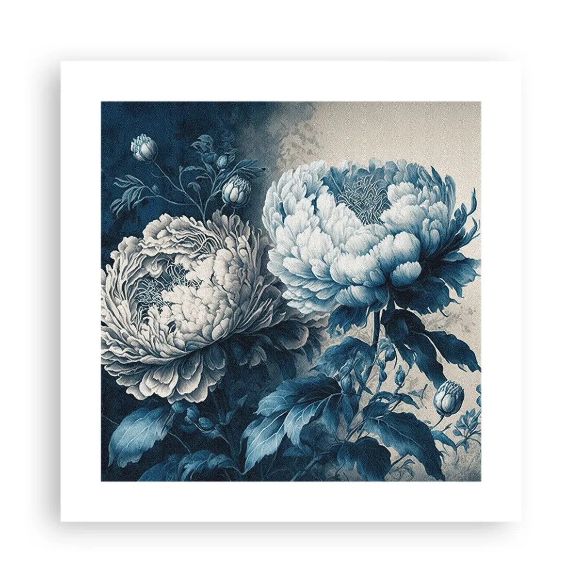 Affisch - Ett väl matchat par - 40x40 cm