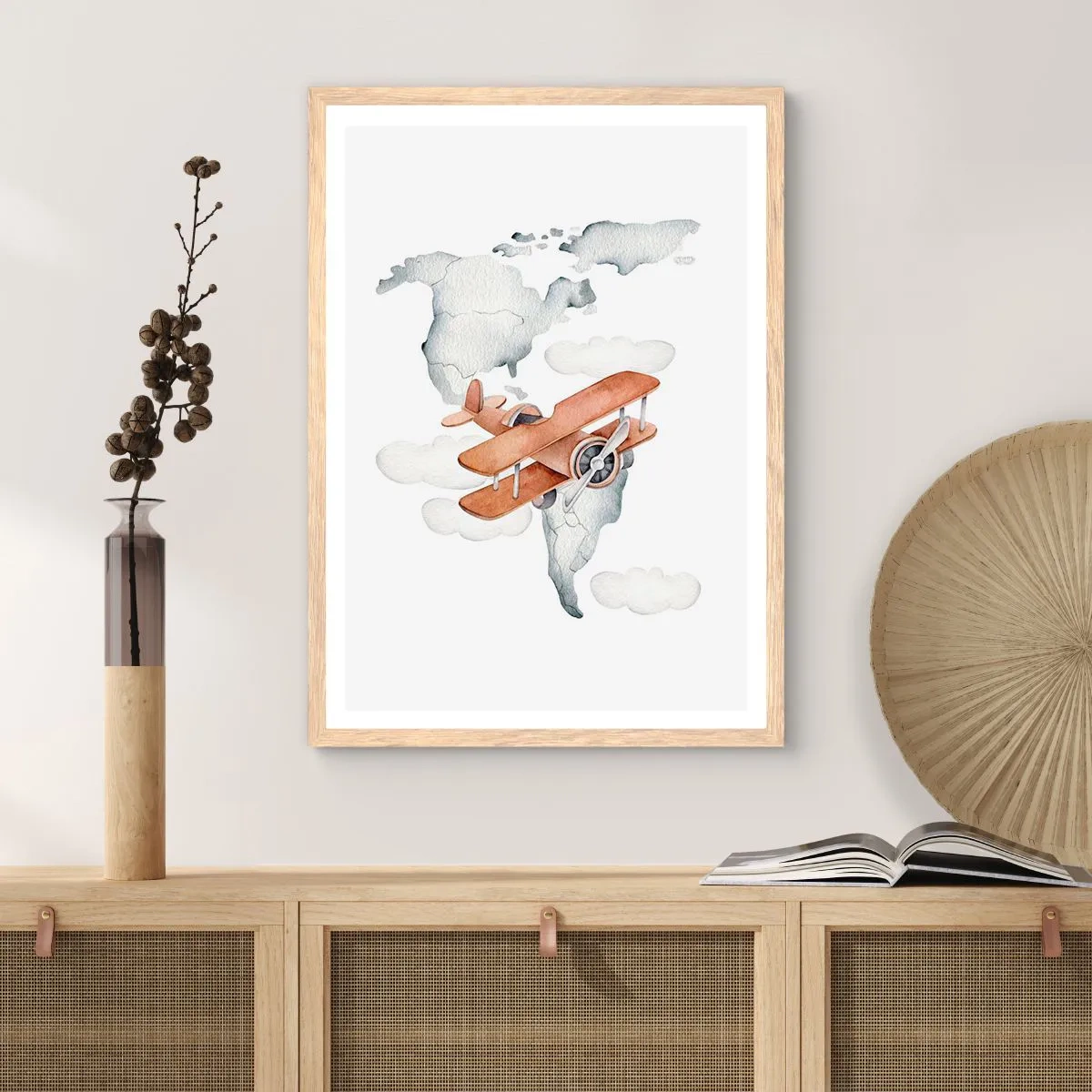 Affisch i ram av ljusek - I den banbrytande andan - 70x100 cm