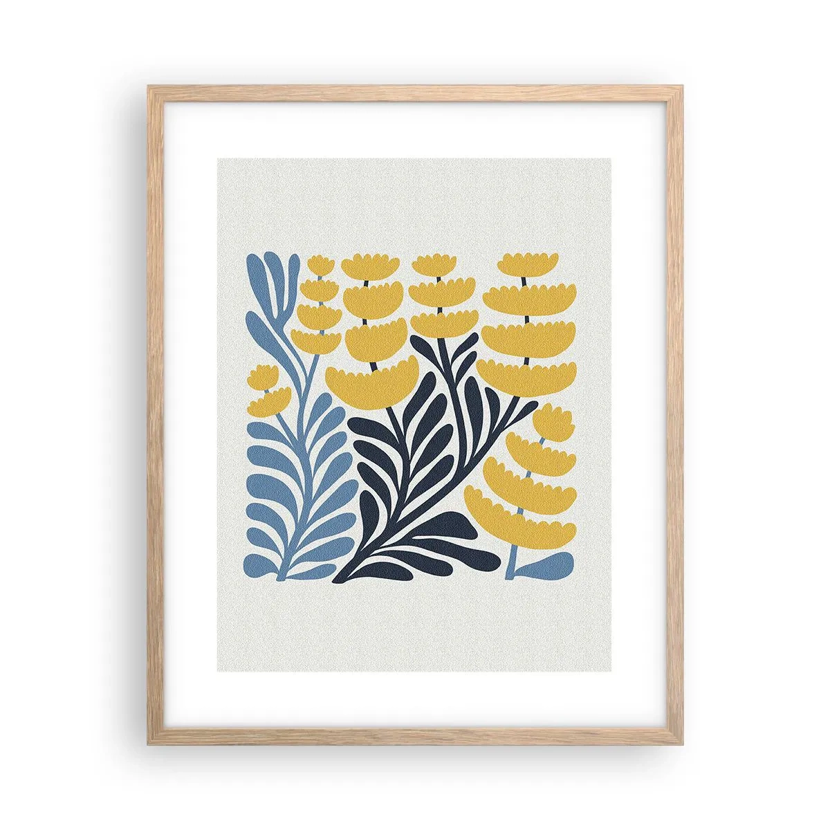 Affisch i ram av ljusek - Solig rabatt - 40x50 cm