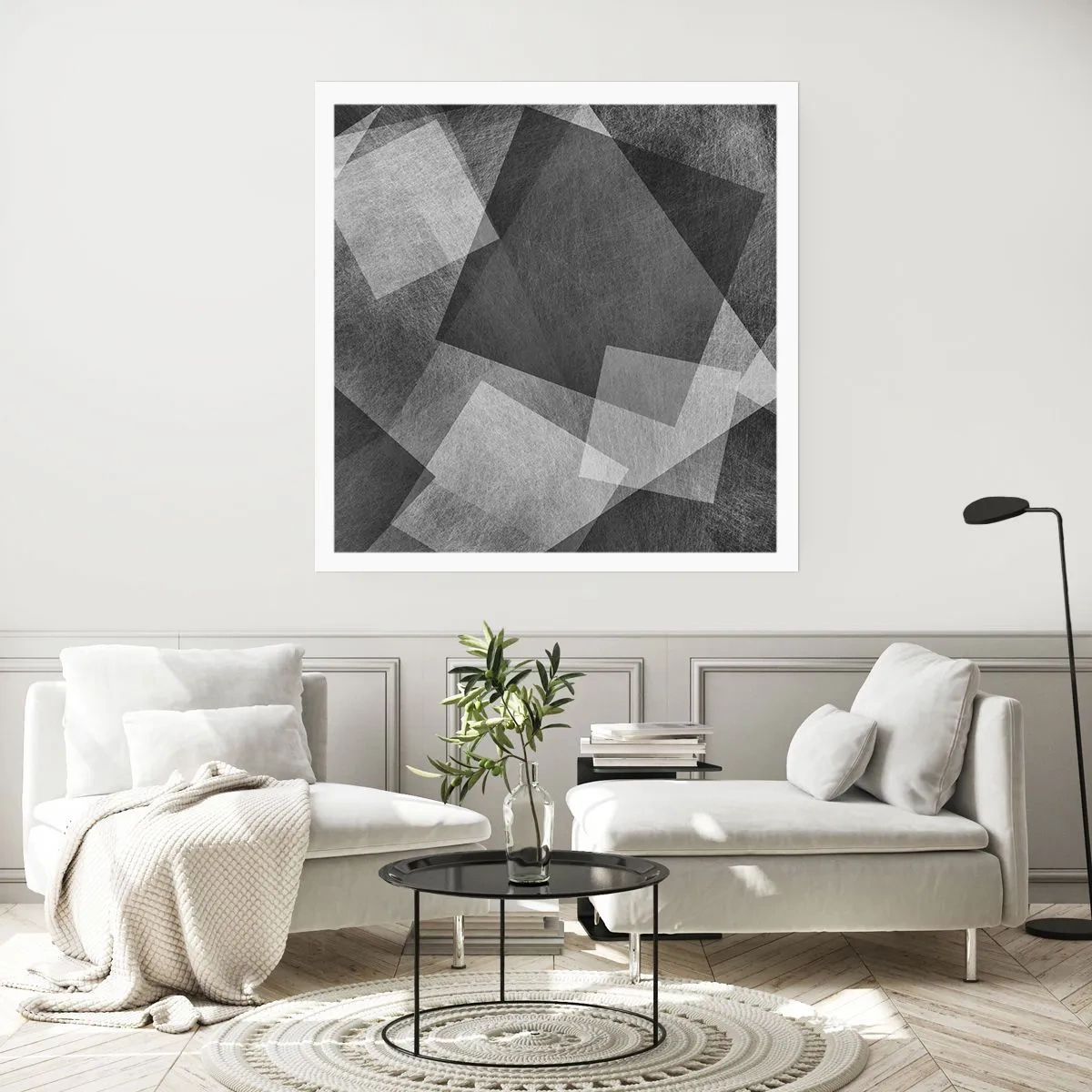 Affisch - Den eviga symbolen för hållbarhet och ordning - 40x40 cm