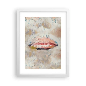Affisch i vit ram - Väcker sinnen - 30x40 cm