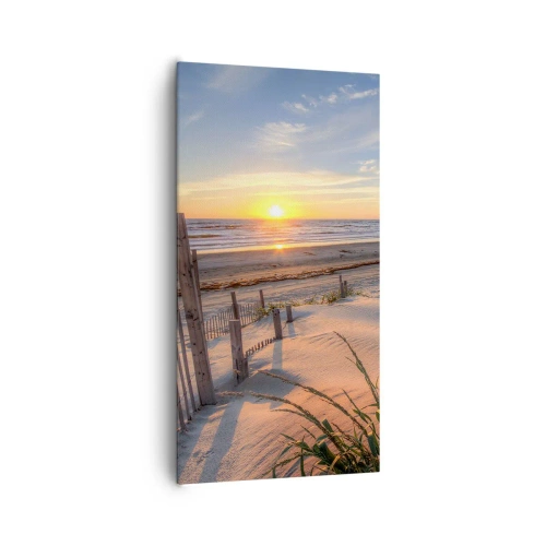 Canvastavla - Bild på duk - Vindens sken och skugga - 65x120 cm