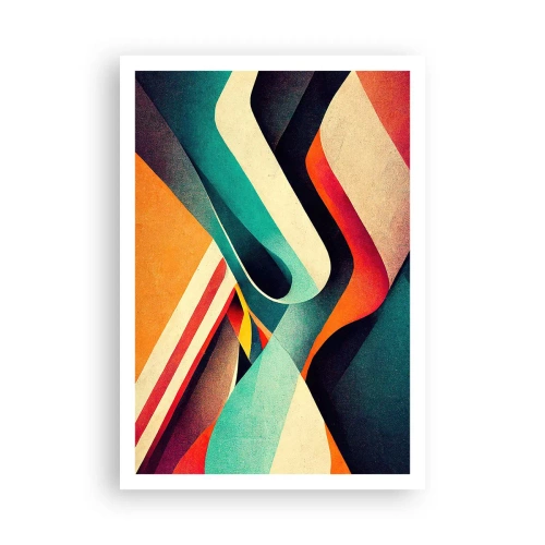 Affisch - Intensiv komposition - 70x100 cm