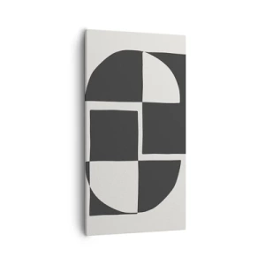 Canvastavla - Bild på duk - Antites – syntes - 55x100 cm